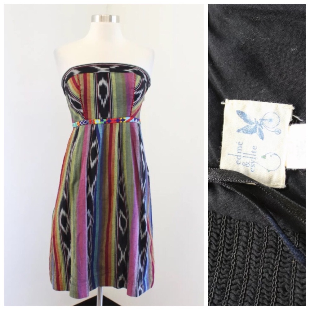 Edme & Esyllte Strapless Pueblo Dress